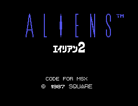 Aliens: Alien 2 (MSX) (gamerip) (1987) MP3 - Download Aliens